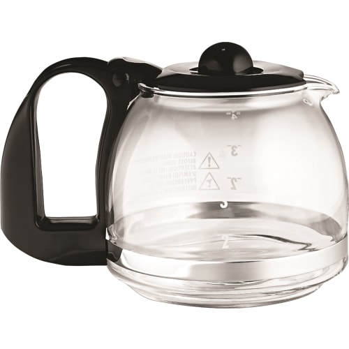 Carafe de rechange de 4 tasses en verre® Hamilton Beach, noir